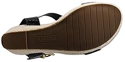 Kenneth Cole REACTION Women's Card Wedge, Black
