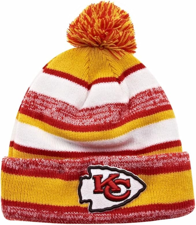 New Era Kansas City Chiefs 2014 On Field Sport Cuffed Pom