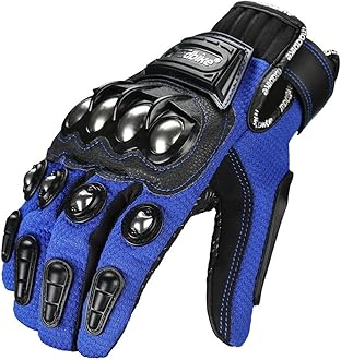 ILM Alloy Steel Touchscreen Bicycle Motorcycle Motorbike Powersports Racing Glove