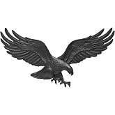 Whitehall Products Decorative Wall Eagle, 29-Inch, Black