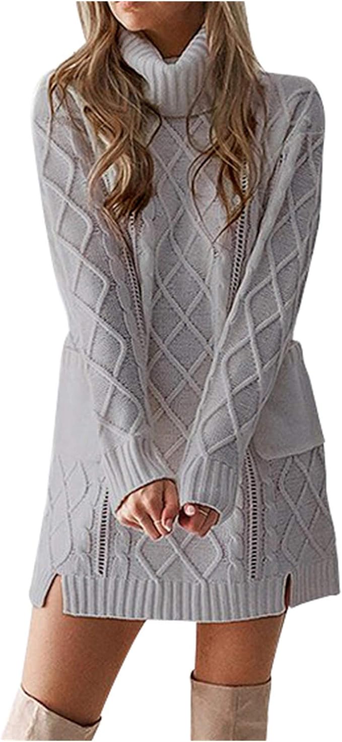 Kleid Langarm Rollkragen Kleid Langarm Rollkragen