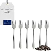 Villeroy &amp; Boch Daily Line Collection Cake Forks, 6-Piece Set, 18/10 Stainless Steel, 5.75 x 1 in