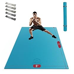 HAPBEAR Extra Large Exercise Mat-7'x5'x8mm