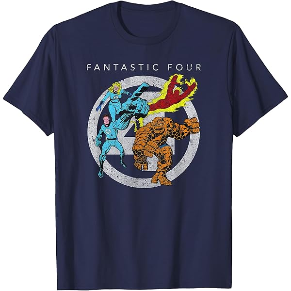 Amazon.com: Marvel Comics Fantastic Four Fantasticar Retro T-Shirt