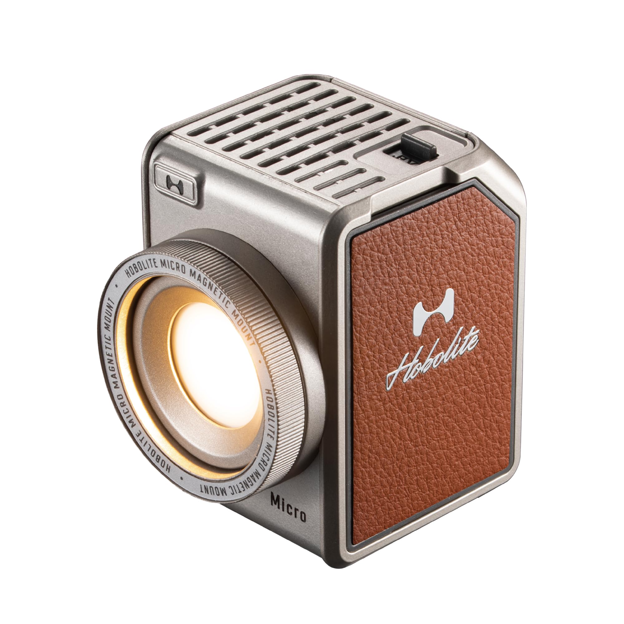 Hobolite Micro Photogrphy Lighting Creator Kit with LCD Display, 8W Portable Light for Photo and Video with Detachable Battery, App Control, 2700K-6500K Bi-Color Studio Light