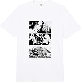 Attack on Titan Season 3 Stacked Scenes Black and White Comfort Colors Adult Heavyweight T-Shirt