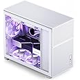 JONSBO D31 MESH White Micro ATX Computer Case, M-ATX/ITX Mainboard/Support RTX 4090(335-400mm) GPU 360/280AIO,Power ATX/SFX: 100mm-220mm Multiple Tool-Free Design,White