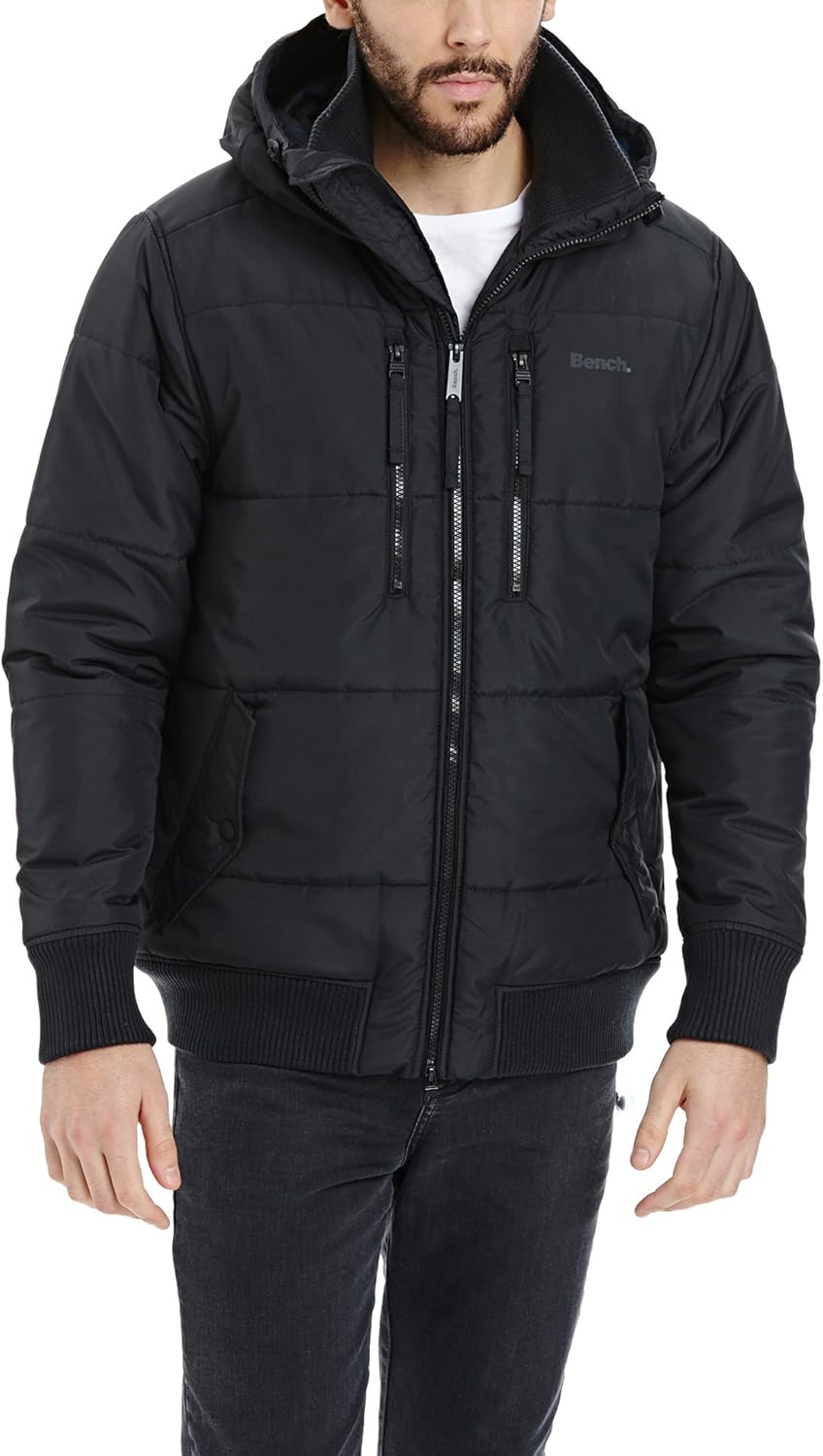 Bench Men's Armature Jacket Small Black (Jet Black) Bench