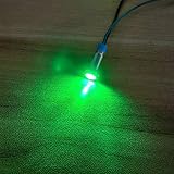 Gebildet 5x Green LED Indicator Light 8mm 3V-9V Waterproof Wire view 4