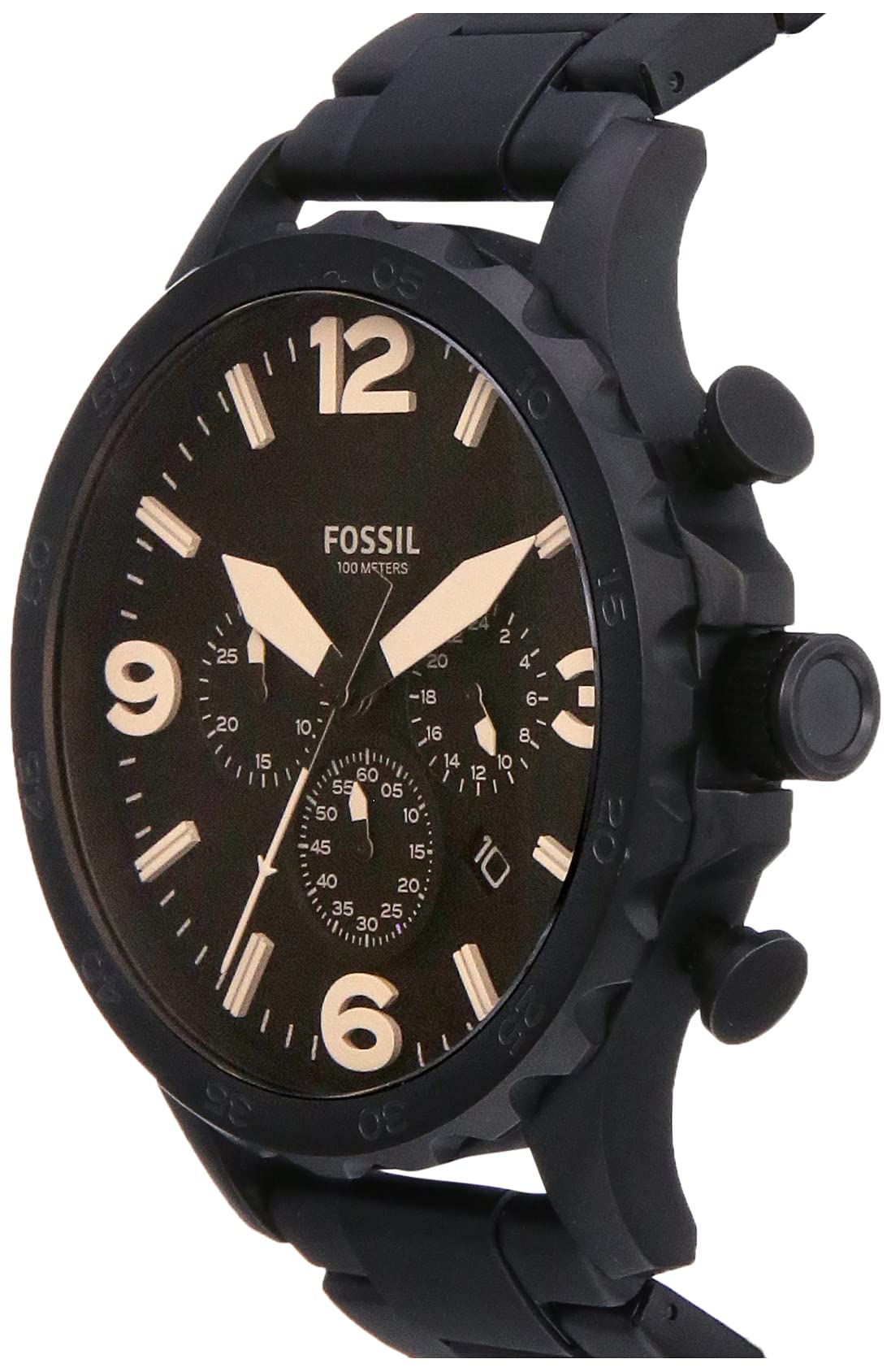 Fossil Nate Chronograph Brown Dial Men 