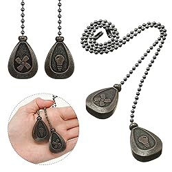 4 Pieces Ceiling Fan Pull Chain Extender Ornament