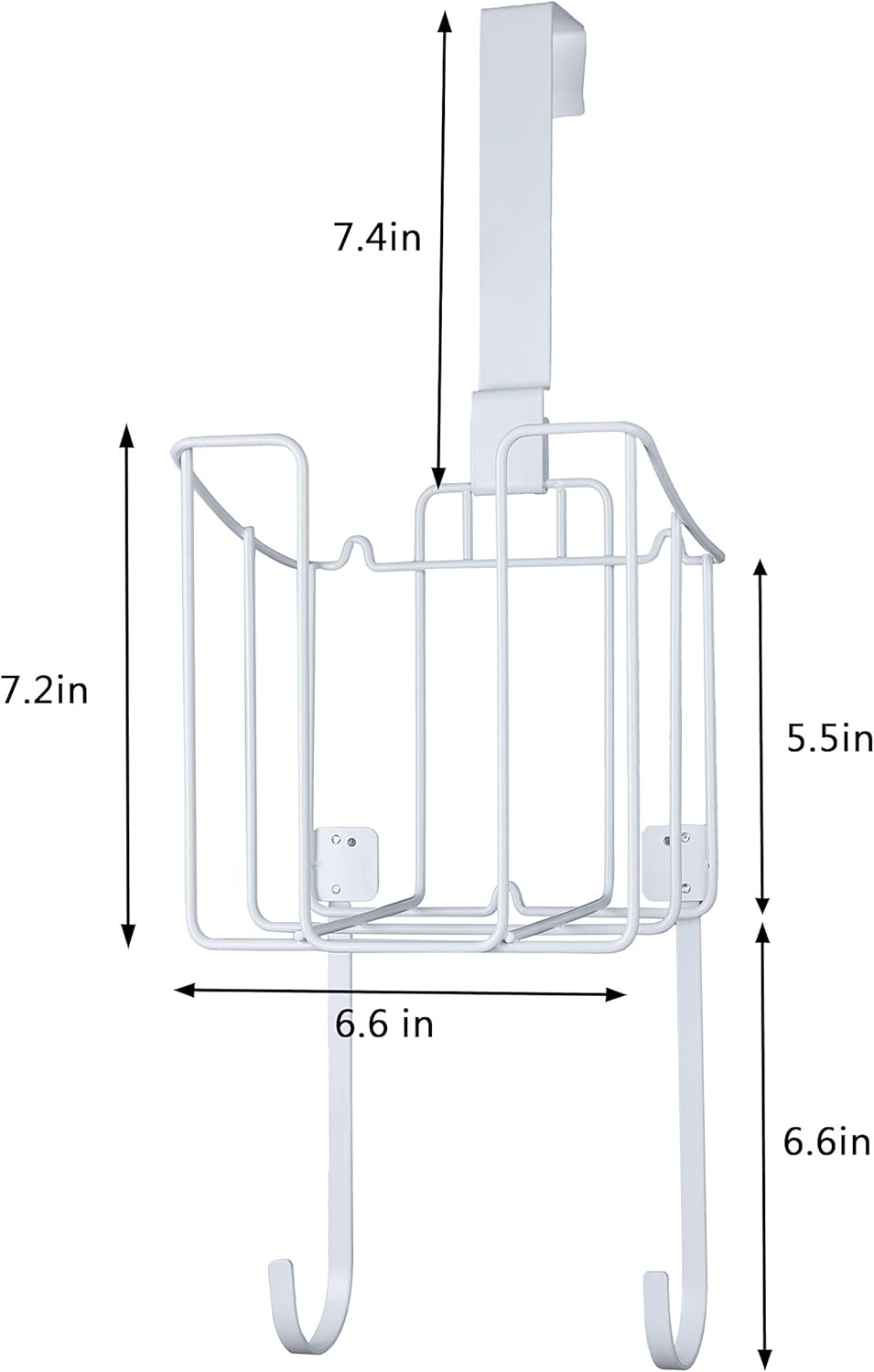 HOUSE AGAIN Ironing Board Holder, Durable Iron Holder with Easy Installation, Large Storage Iron Hanger for Organizer-Ironing Basket Over Door or Wall Mount in Laundry Room: Home & Kitchen