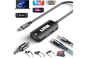 LIVIN 𝟐𝟎𝟐𝟓 𝐔𝐩𝐠𝐫𝐚𝐝𝐞 USB C to Portable Monitor、AR Glasses XREAL One、Air 2 Pro/VITURE Pro/RayNeo Air 2s/Rokid,【4K@60H