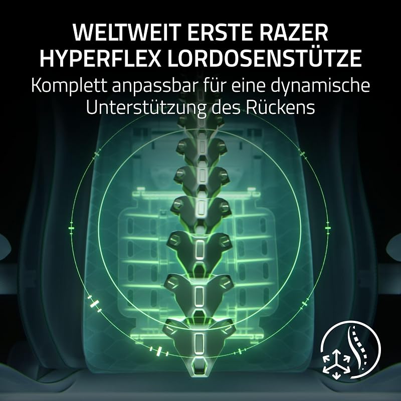 Iskur V2 NewGen - Ergonomischer Gaming-Stuhl mit atmungsaktivem Gen-2 EPU-Leder mit Cooltouch Technologie - Hyperflex Lordosenstütze - breite Schulterbögen und Sitzfläche | Quartz