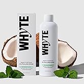 Whyte Coconut Oil Pulling Mouthwash for Teeth Whitening & Gum Health (Spearmint)