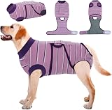 Kuoser Dog Recovery Suit After Surgery Female Adjustable Back Length Cotton