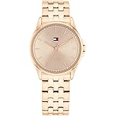 Tommy Hilfiger Women's 3H Quartz Bracelet Watch - Versatile, Easy-to-Wear and Timeless - 3 ATM Water Resistance - for Everyday Wear - Gift for Her - 30mm