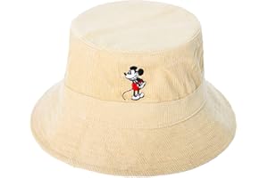 CONCEPT ONE Disney Mickey Mouse Bucket Hat, Packable Travel Hat