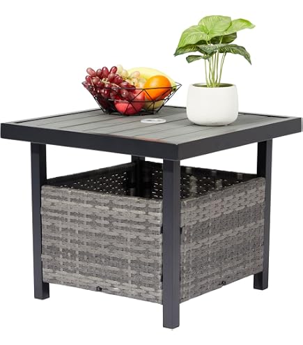 11-ft greige solar powered crank cantilever patio umbrella with base SimplyShade 11-ft Greige Solar Powered Cantilever Patio Umbrella with Base  at Lowes.com
