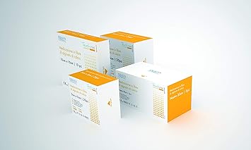 Touchmed - Apósito de fibra de alginato de fútbol - 10 x 10 cm - Paquete de 20 unidades en sobres individuales: Amazon.es: Salud y cuidado personal