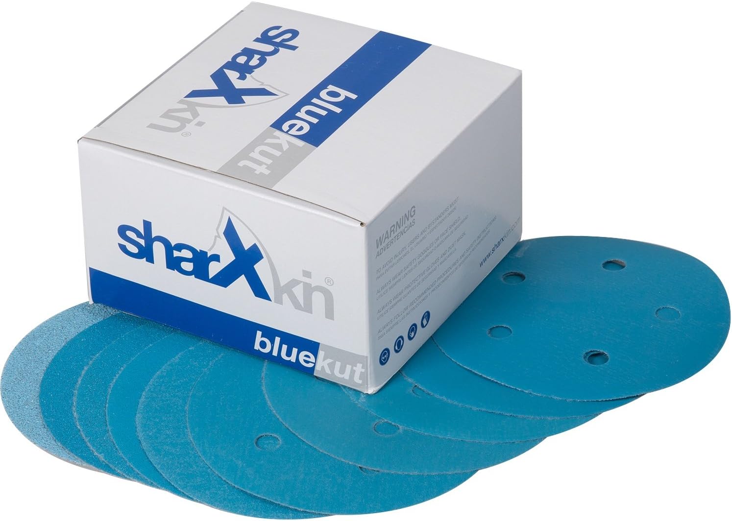 Sharxkin Hook and Loop Sanding Discs 5 Inch, 100 Pack, 5 Holes, Assortment Grits including P40, P80, P100, P120, P180, P220, P320, P400, P600 and P800. Made of Aluminum Oxide and Back Film