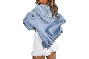 Deslimale Women's Oversized Denim Jacket