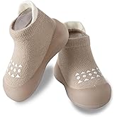 Hstyle Baby Sock Shoes Toddler Walking Shoes Infant Non-Slip Slippers Soft Rubber Sole Sneakers for Baby Boys Girls