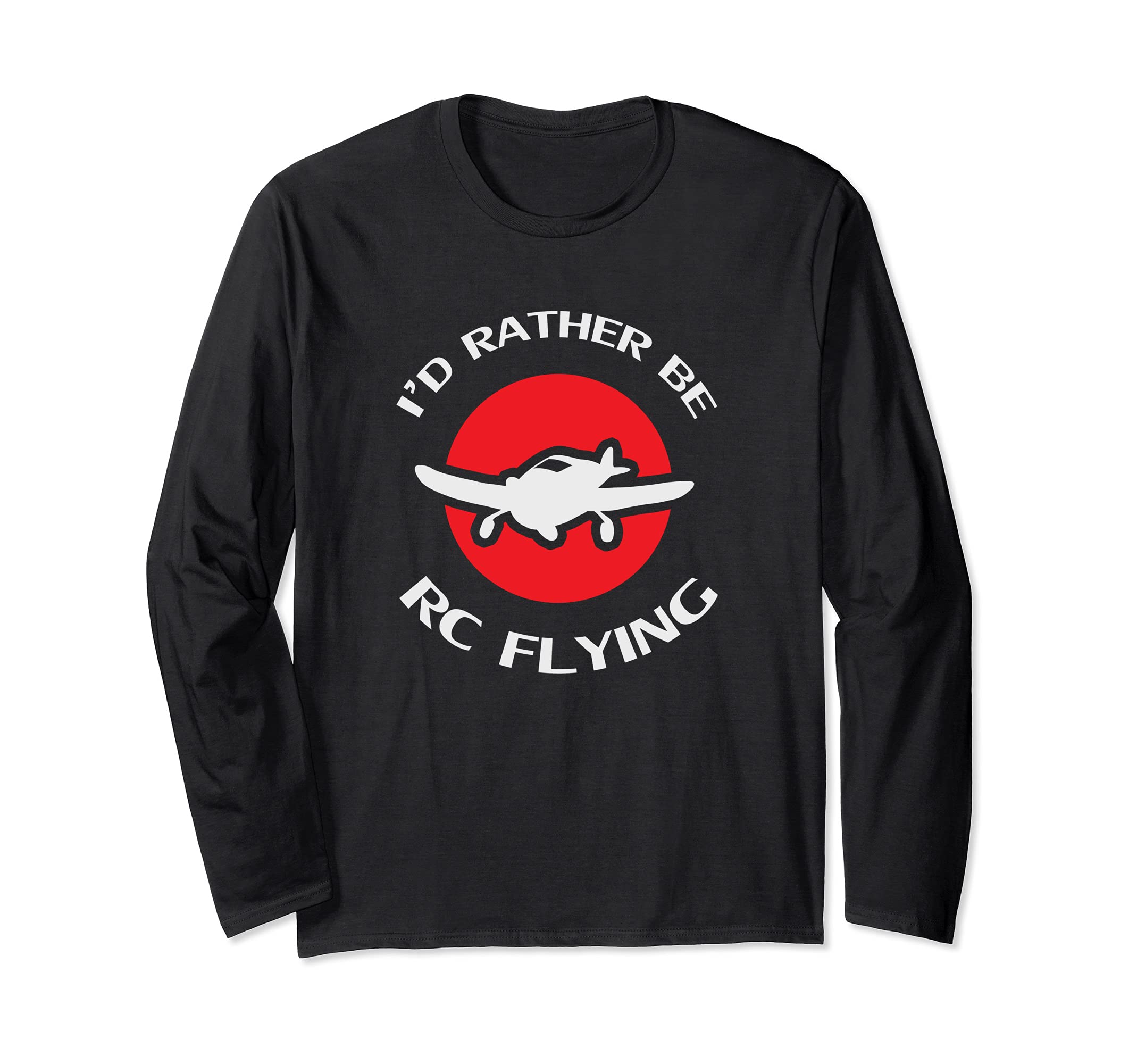 RC Airplane Funny Vintage Hobby Pilot Flying Airline Pilot Long Sleeve T-Shirt