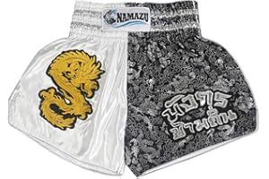 NAMAZU Muay Thai Shorts for Men and Women, High Grade MMA Gym Boxing Kickboxing Shorts.