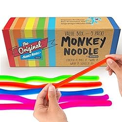 Impresa Monkey Noodles Fidget Toys for Focus & Calm