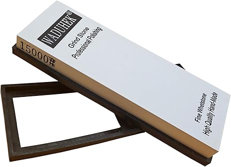 Sharpp 15000 Grit Master Class Polishing Whetstone Made By Professional White Corundum Whetstone Rubber Holder Base Amazon De Home Kitchen