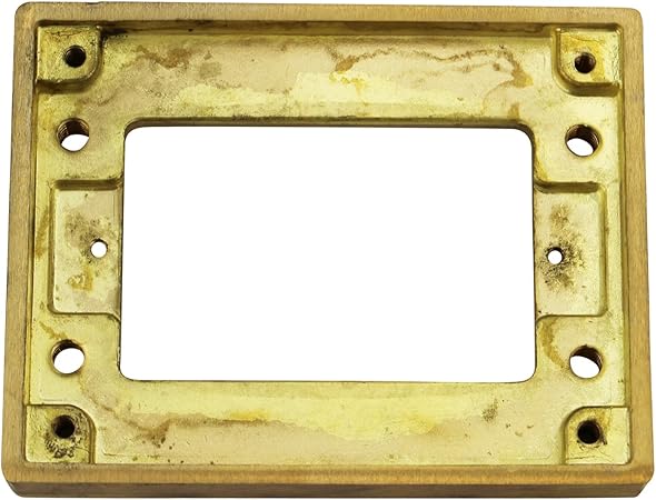 Wiremold Walker Legrand 817t Brass Tile Flange Single Gang Box
