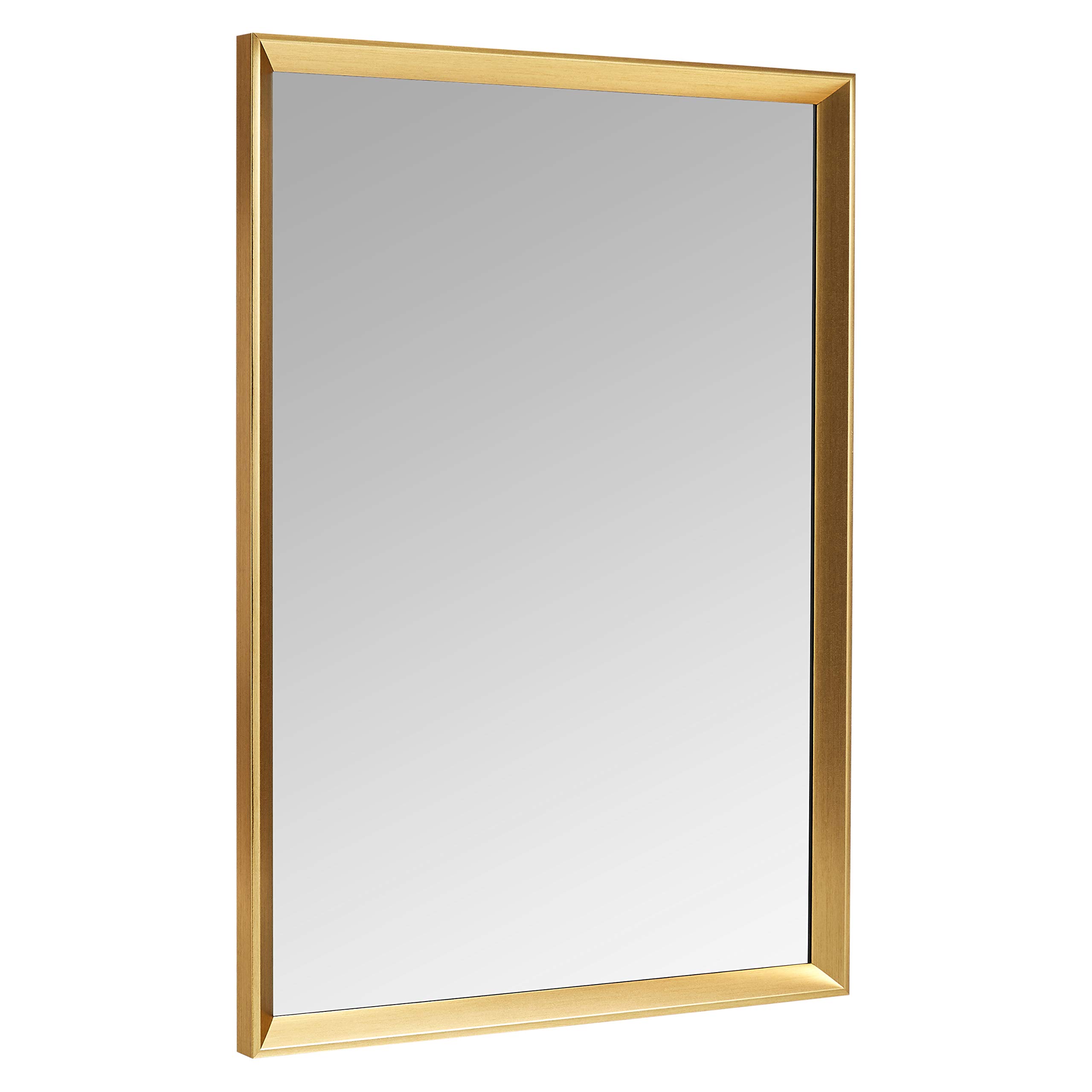 Amazon-Basics-Espejo-para-pared-rectangular-508-x-711-cm-marco-biselado-laton