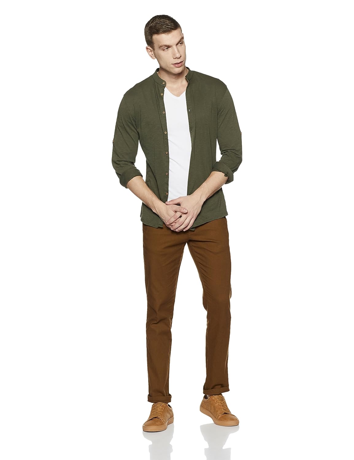 diverse men's slim fit casual trousers