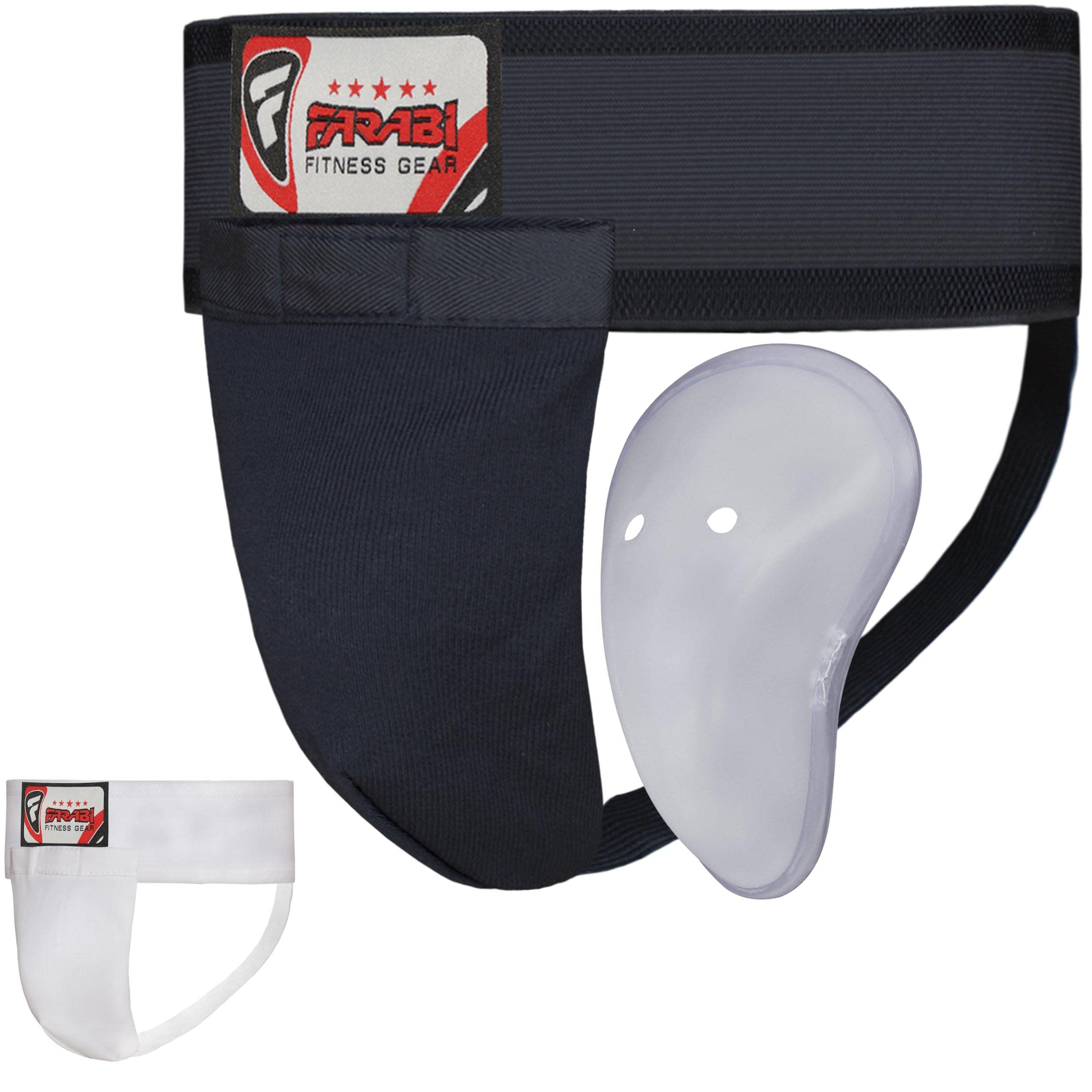 Farabi Kids Groin Guard age 5-12 Years Boxing Kickboxing, Krav Maga Training Groin Protector