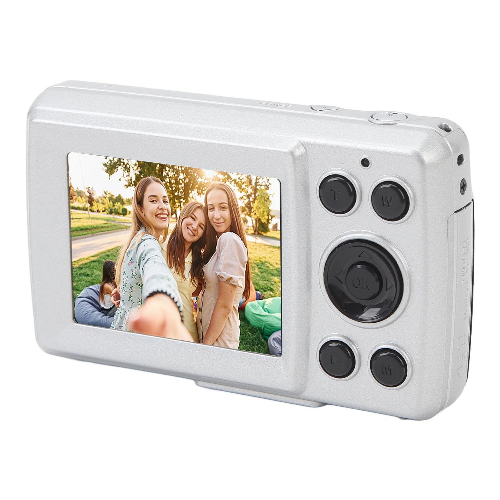 Digital Camera, 2. 4 Inch 16MP 16X Compact Digital Camera Kids Digital Camera with 16X Digital Zoom for Travel and Special Occasions