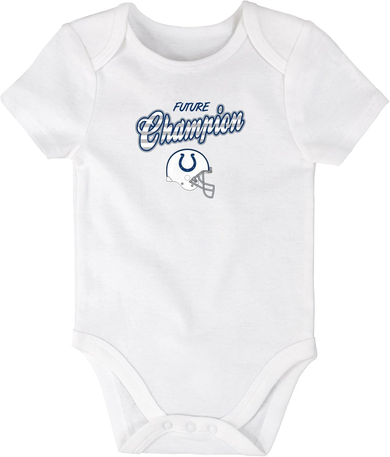 Outerstuff NFL Newborn Future Champ 3 Piece Onesie, Shirt and Pants Set, Indianapolis Colts, Speed Blue, 3 Months: Clothing