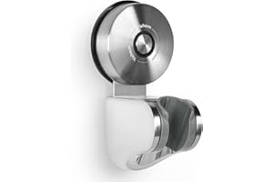 YOHOM Shower Head Holder Suction Cup Stainless Steel Vacuum Hand Shower Holder Suction Handheld Showerhead Bracket Adjustable