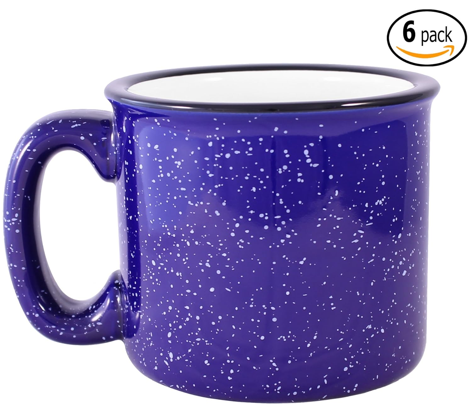 ITI Ceramic Classic Campfire Coffee Mugs with Pan Scraper, 14 Ounce 6