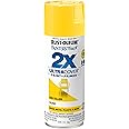 Rust-Oleum 334046 Painter's Touch 2X Ultra Cover Spray Paint, 12 oz, Gloss Sun Yellow