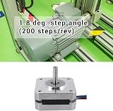 Hausdec Nema 17 Stepper Motor 17HS08-1004S 1.8 Degree 42mm 20mm Short Height 1A view 5
