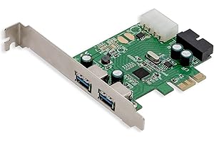 Syba SD-PEX20139 2 Port USB 3.0 PCIe 2.0 x1 Card