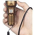 ThruNite Catapult Mini V2 LED Flashlight, High 1108 Lumens, 515 Meters Long Throw Rechargeable for Outdoor Search, EDC Use - Desert Tan Cool White