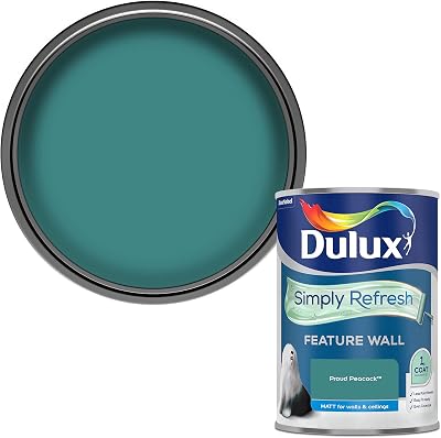 Dulux Simply Refresh Proud Peacock Matt Emulsion Paint 1.25L