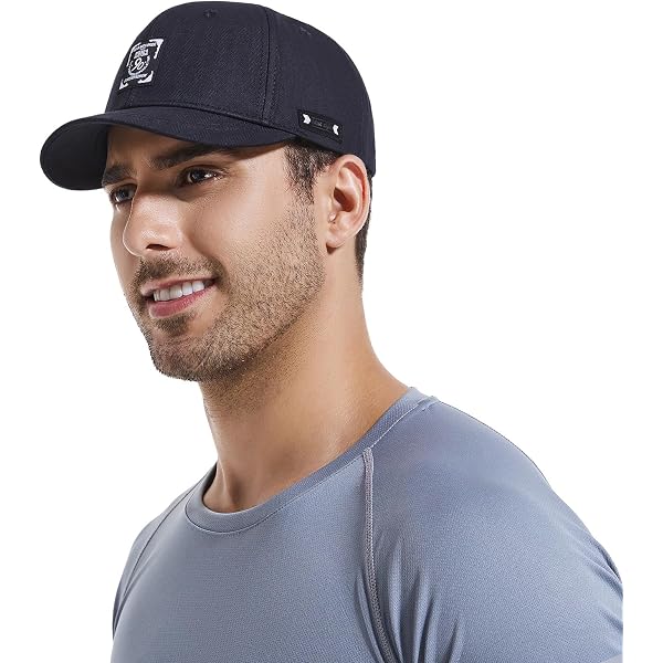 KCZAKA Short Brim Baseball Cap For Men & Women - Adjustable Cotton Snapback, Army Green (Fits 7-7 1/2)