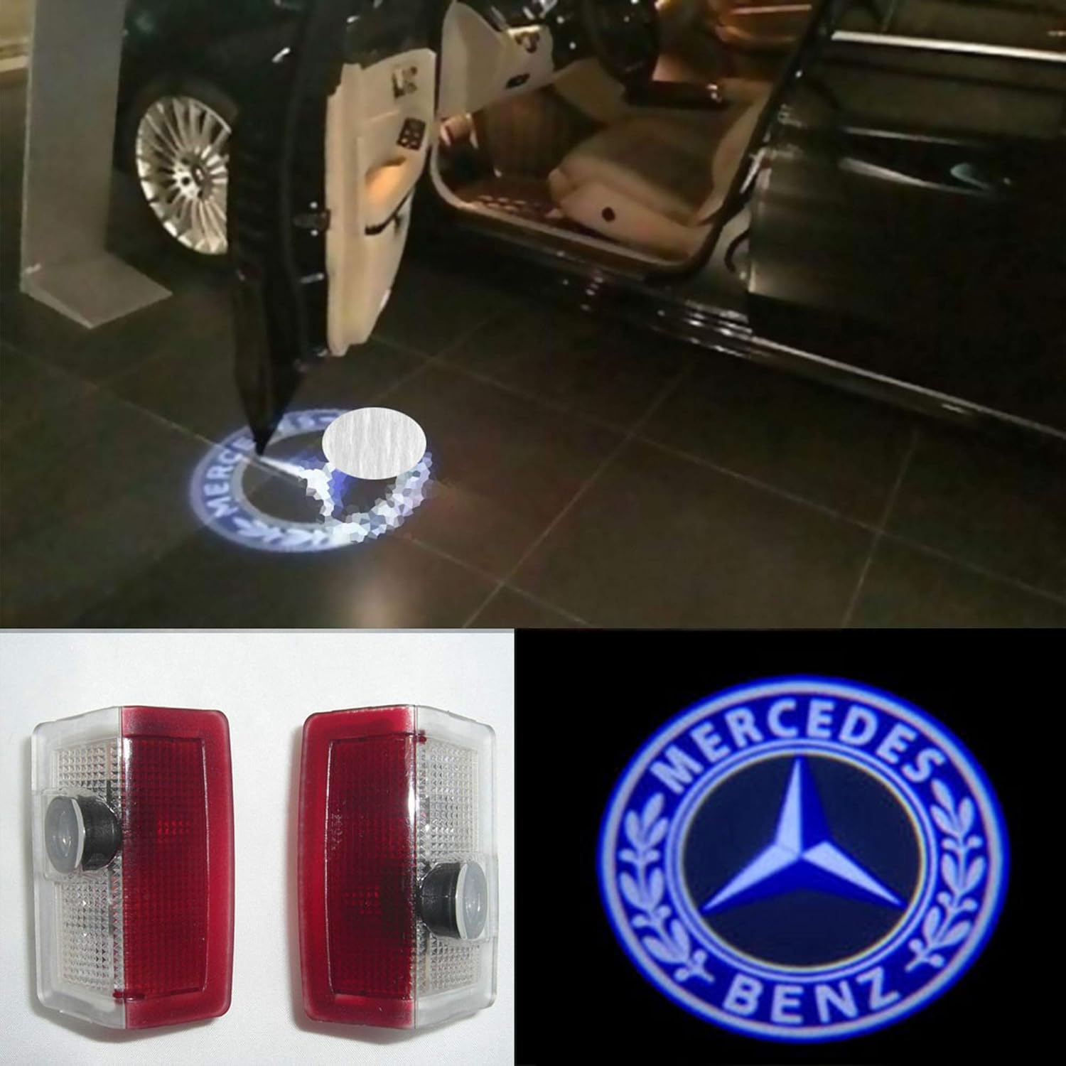 Amazon Com 2x Led Door Step Courtesy Laser Light Shadow Logo Projector Lmap For Mercedes Benz W176 A160 A180 W246 B180 B0 W5 C160 C180 W166 Ml250 Ml300 Ml350 Ml400 W212 E0 E2