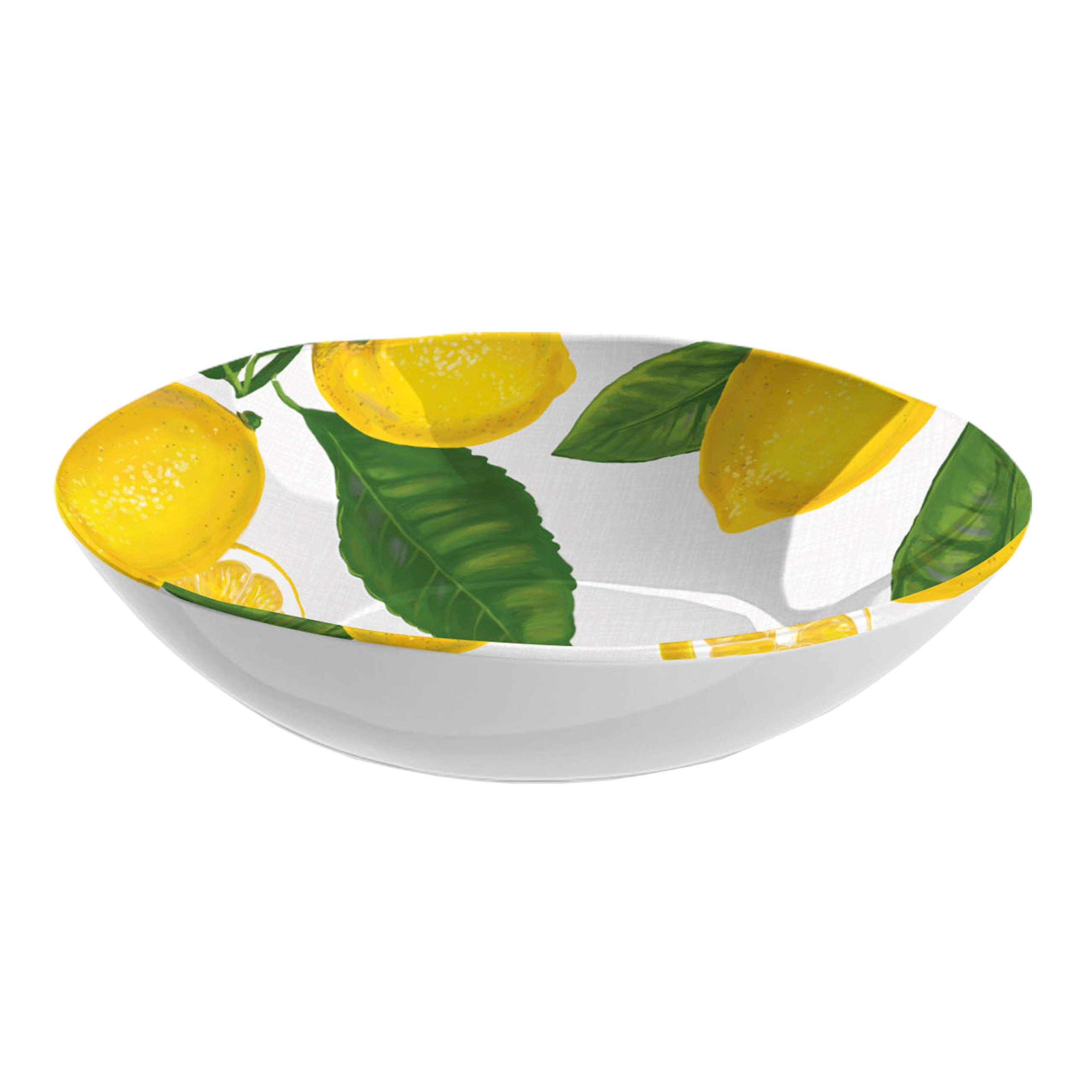 Auntie Morags Lemon Fresh Melamine Serving Salad Bowl