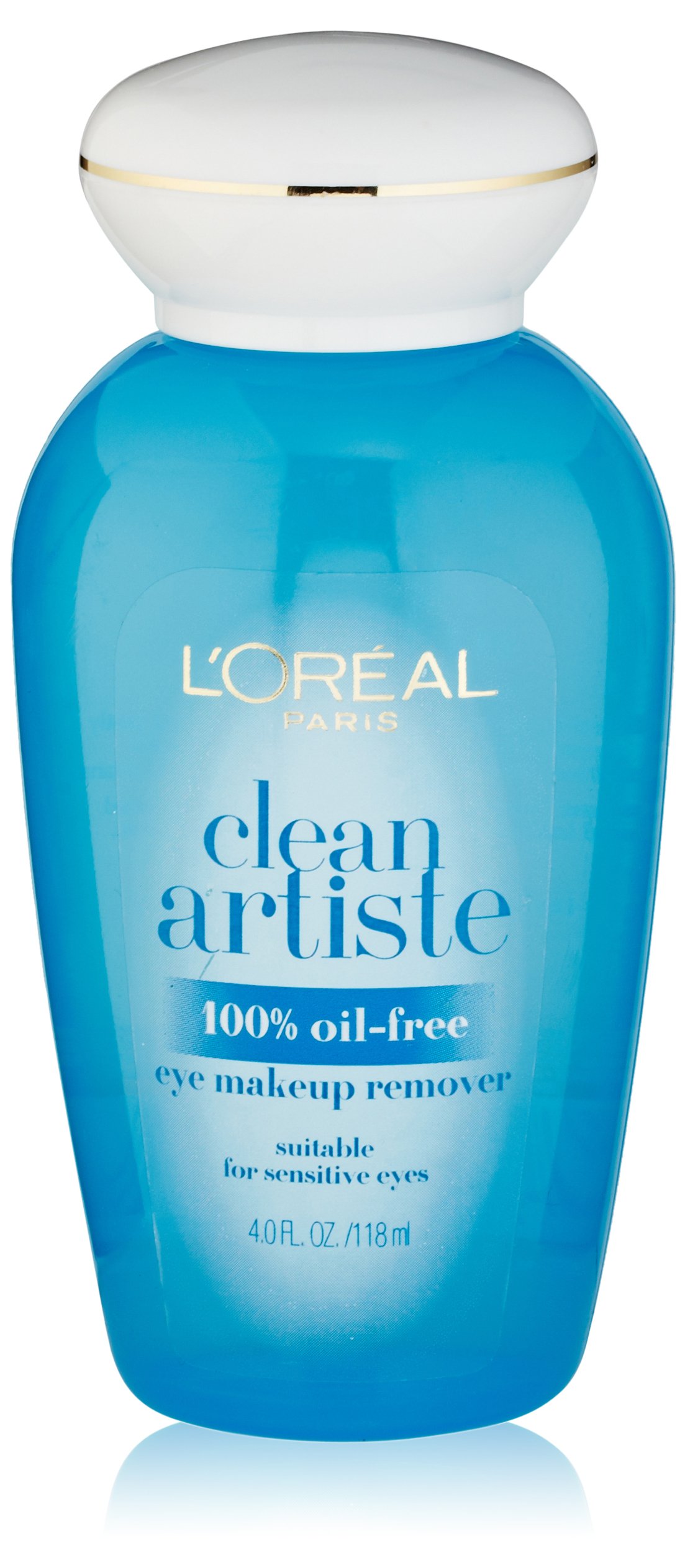 L'Oreal Paris Clean Artiste Oil Free Eye Makeup Remover, 4 fl. oz.