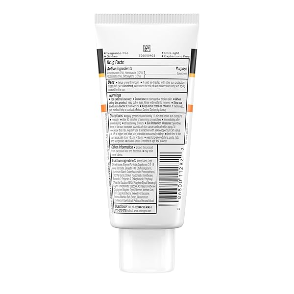 NEUTROGENA CLEAR FACE SUNSCREEN LOTION FOR ACNE-PRONE SKIN, BROAD SPECTRUM SPF 50, SUNSCREEN FOR FACE & OILY SKIN, OIL-,FRAGRANCE- & OXYBENZONE-FREE, WATER RESISTANT, MATTE, UNSCENTED, 3 FL OZ