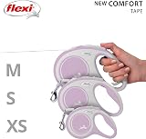 flexi Comfort M Tape 5 m blush-rosé retractable dog leash up to 25 kg view 6